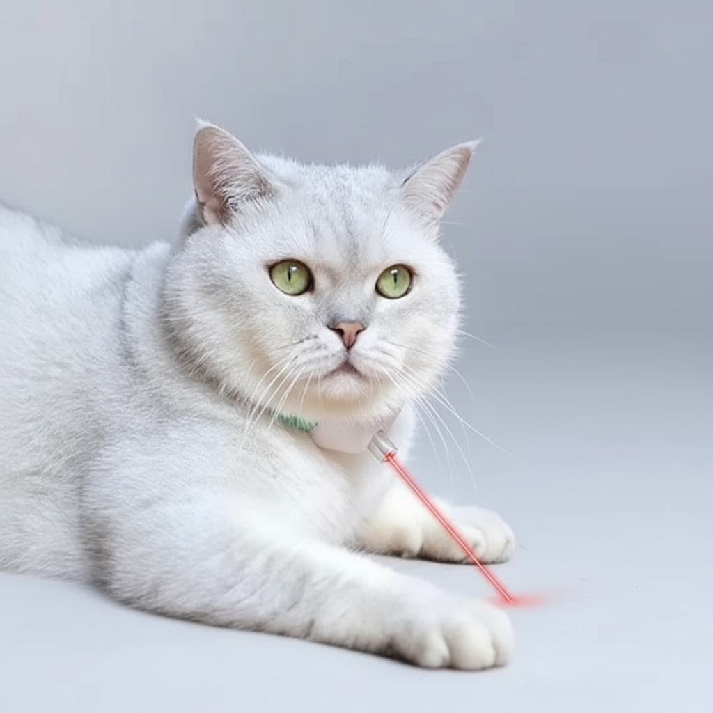Brinquedo inteligente para gatos, led, laser, brinquedo para provocar gatos.