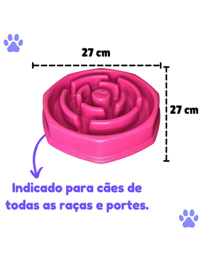 Comedouro Lento Educador - Patabella.