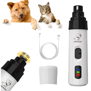 Cortador de Unhas Elétrico para Cães e Gatos.