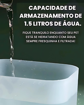 Filtro Automático Fonte de Água para Gatos e Cães.